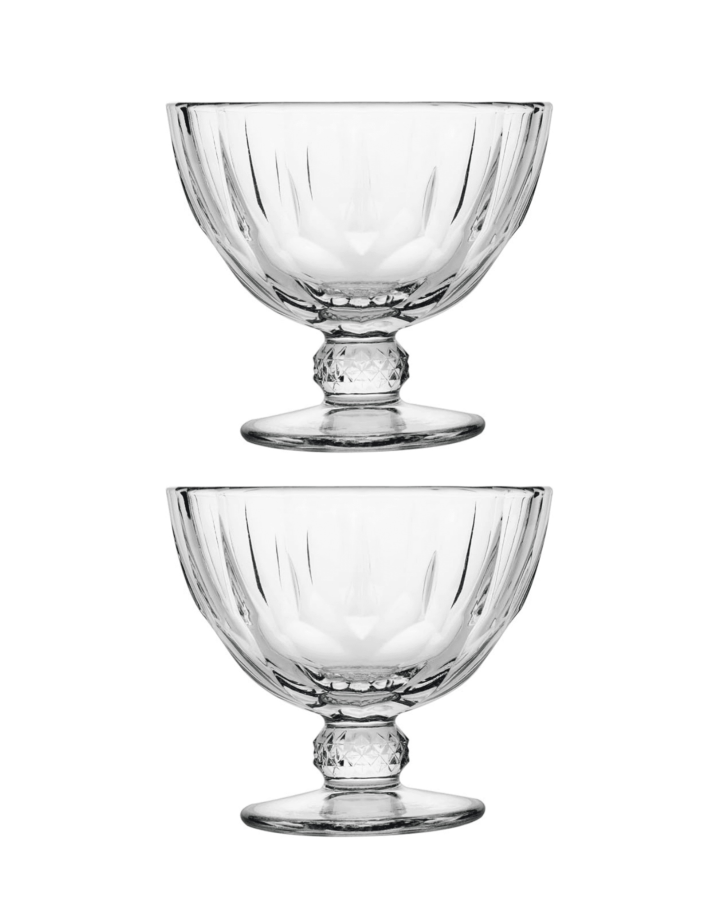 سيت وعاء ايس كريم زجاجي 2 قطع ماركة باشابهجة Pasabahce Ice Cream Bowl Set — 2