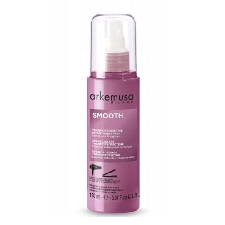 ARKEMUSA SMOOTH TERMOPROTECTIVE SMOOTHING FOR UNRULY AND FRIZZY HAIR 150ML-سيروم اركيموزا سموذ سموذينك لتنعيم الشعر المجعد والمتطاير 150مل