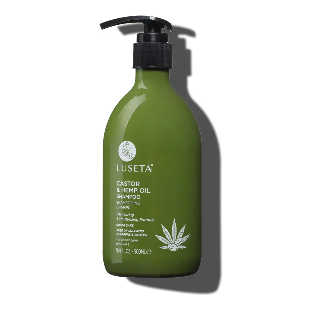 810041440198   Luseta Castor & Hemp oil - Shampoo 500ml شامبو بزيت الخروع وزيت القنب من لوسيت