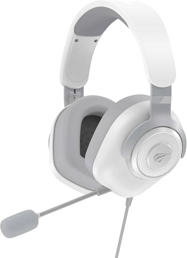 سماعة ألعاب الرياضات الإلكترونية هافيت H2230d أبيض + رمادي H2230d-White+Grey