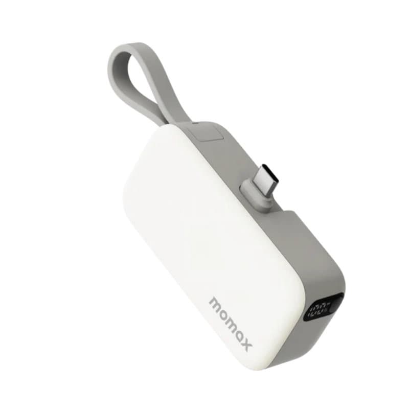 شاحن Momax 1-Power Mini 5000mAh مدمج وقابل للطي - أبيض 2855