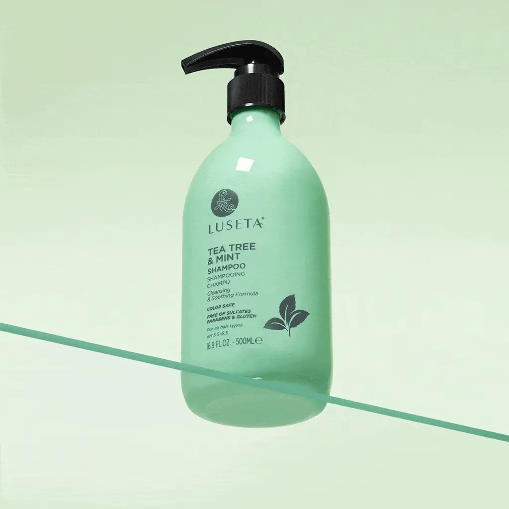 Luseta Tea Tree & Mint Shampoo 500ml شامبو لوسيتا بزيت شجرة الشاي والنعناع – 500 مل   810041440112