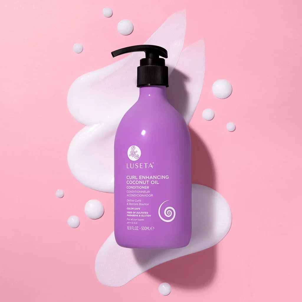 Luseta Curl Enhancing Coconut Oil Conditioner 500ml بلسم تعزيز تجعيد الشعر بزيت جوز الهند من لوسيتا – 500 مل