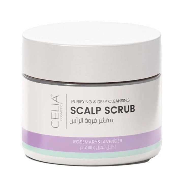 مقشر فروة الرأس بأكليل الجبل واللافندر Rosemary and Lavender Scalp Scrap