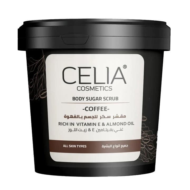 مقشر السكر للجسم بالقهوة Body Sugar Scrub with Coffee