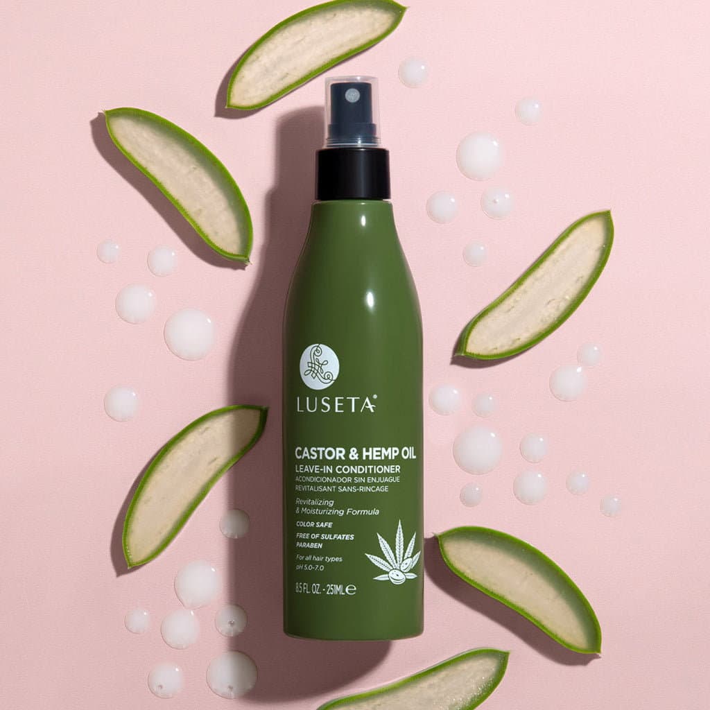 810041440723 Luseta CASTOR & HEMP OIL Leave-in Conditioner 251ml لوسيتا بلسم بزيت الخروع وزيت القنب بدون شطف
