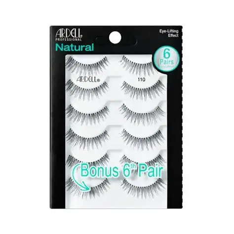 Ardell lash 6pr natural 110 رموش أرديل 6 أزواج