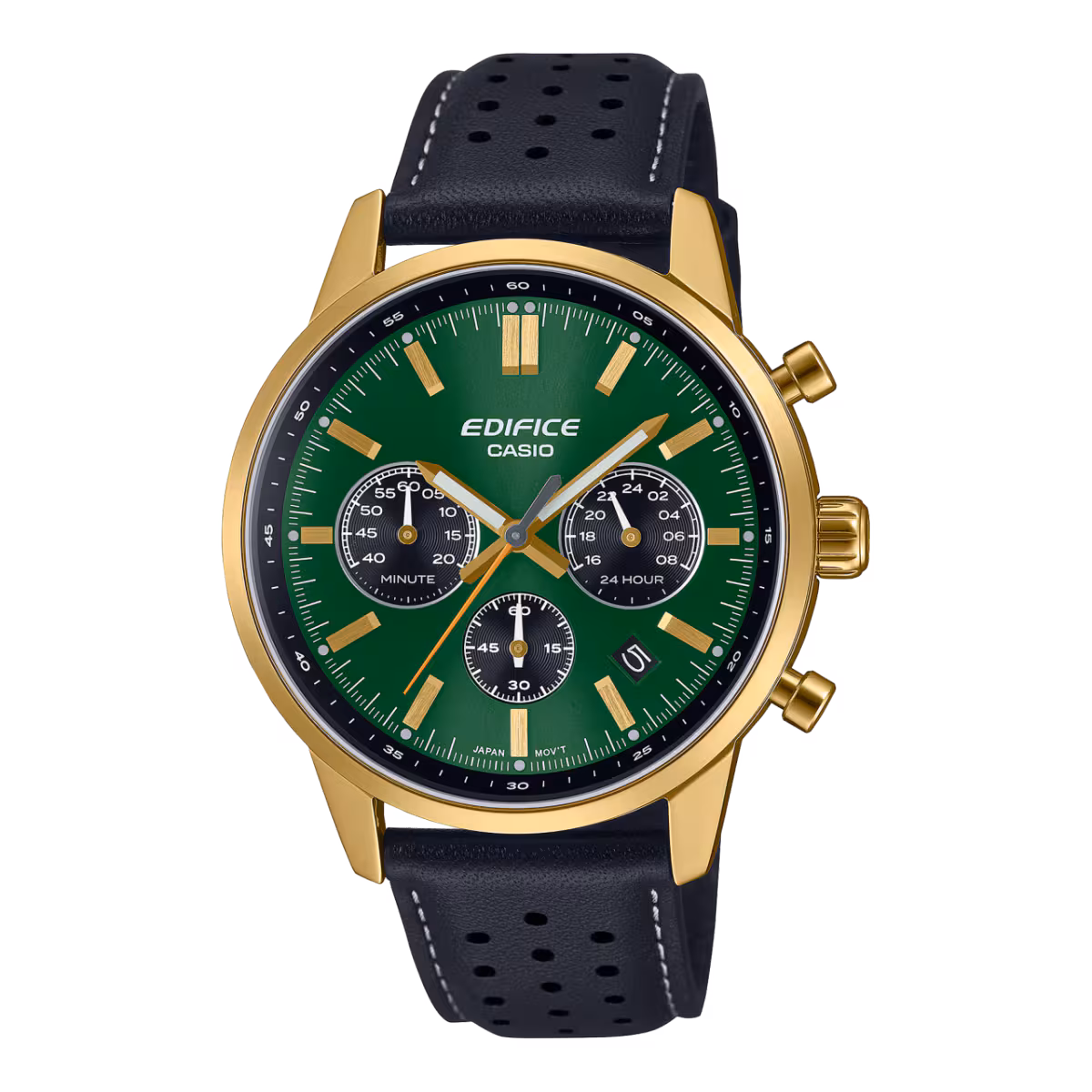 ساعة كاسيو إديفايس EFR-575CL-3ADF للرجال بتصميم أنيق وعصري