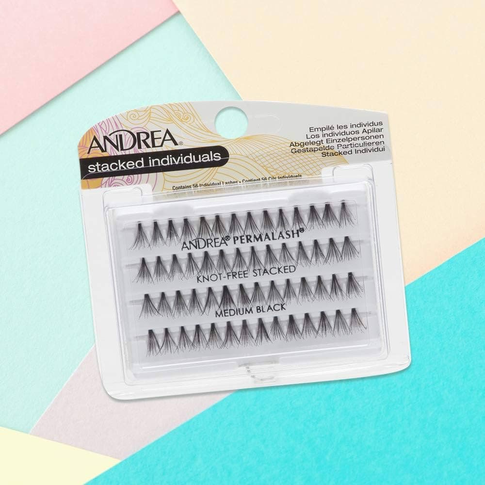 stacked individual short black رموش فردية Stacked Short – أسود