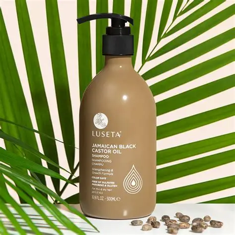 Luseta Jamaican Black Castor Oil Shampoo 500ml شامبو زيت الخروع الأسود الجامايكي من لوزيتا – 500 مل
