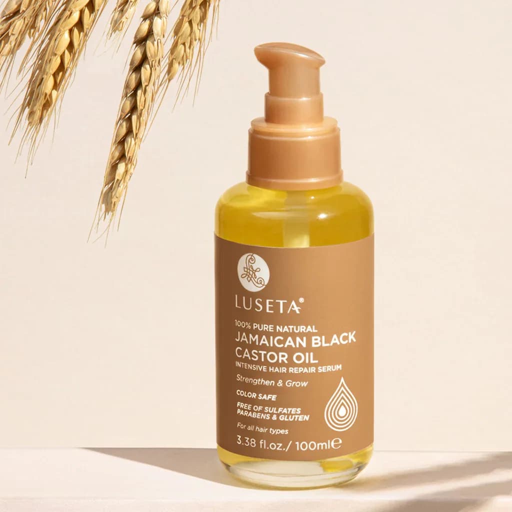 Luseta Jamaican Black Castor Oil Serum 100ml سيروم زيت الخروع الأسود الجامايكي من لوزيتا