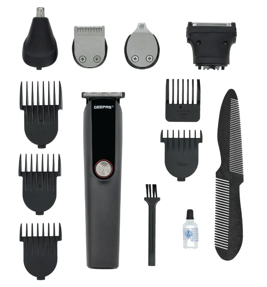مجموعة العناية الشخصية المتكاملة 11 في 1 مع شاشة رقمية ووقت تشغيل 120 دقيقة من GEEPAS GTR56048