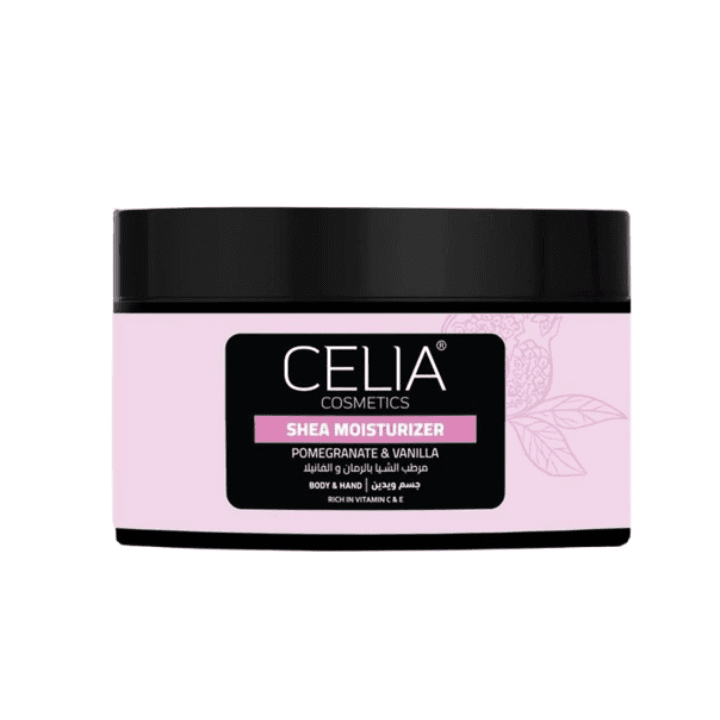 مرطب بزبدة الشيا بالرمان والفانيلا Shea Butter Body Moisturizer With Pomegranate and Vanilla