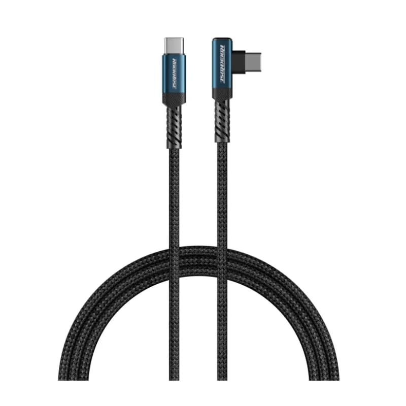 كابل شحن سريع ومزامنة بيانات USB-C إلى USB-C من Rockrose - RRCS21CCPM