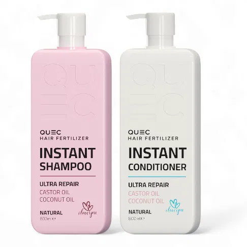 QUEC KIT INSTANT ULTRA REPAIR - SHAMPOO & CONDITIONER  شامبو الشعر من كويك