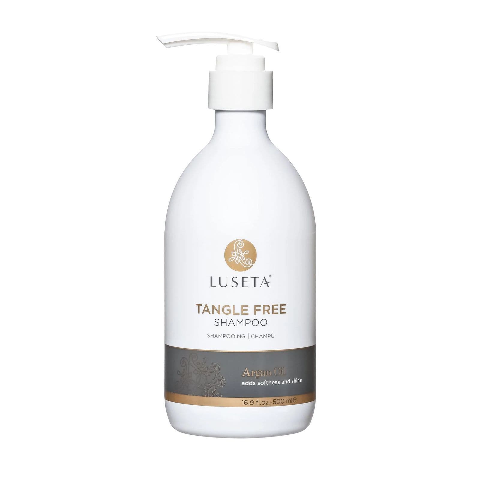 LUSETA TANGLE FREE ARGAN OIL SHAMPOO - 500ML شامبو فك التشابك بزيت الارغان من لوسيتا 500 مل 857396004071