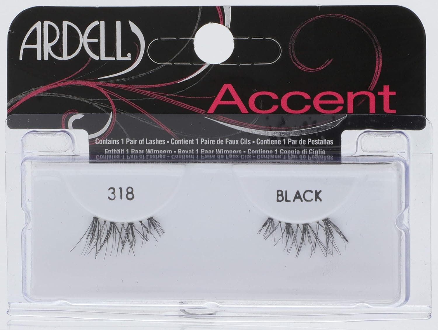 accent lash 318 black رموش Accent Lash 318 – أسود