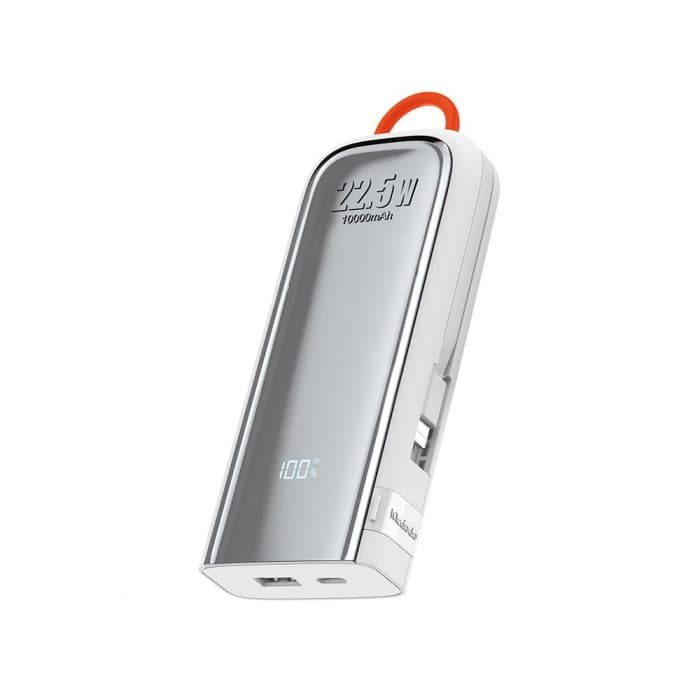 شاحن طوارئ 22.5 واط مع كابل مدمج لايتنينج وتايب سي - MC-1160