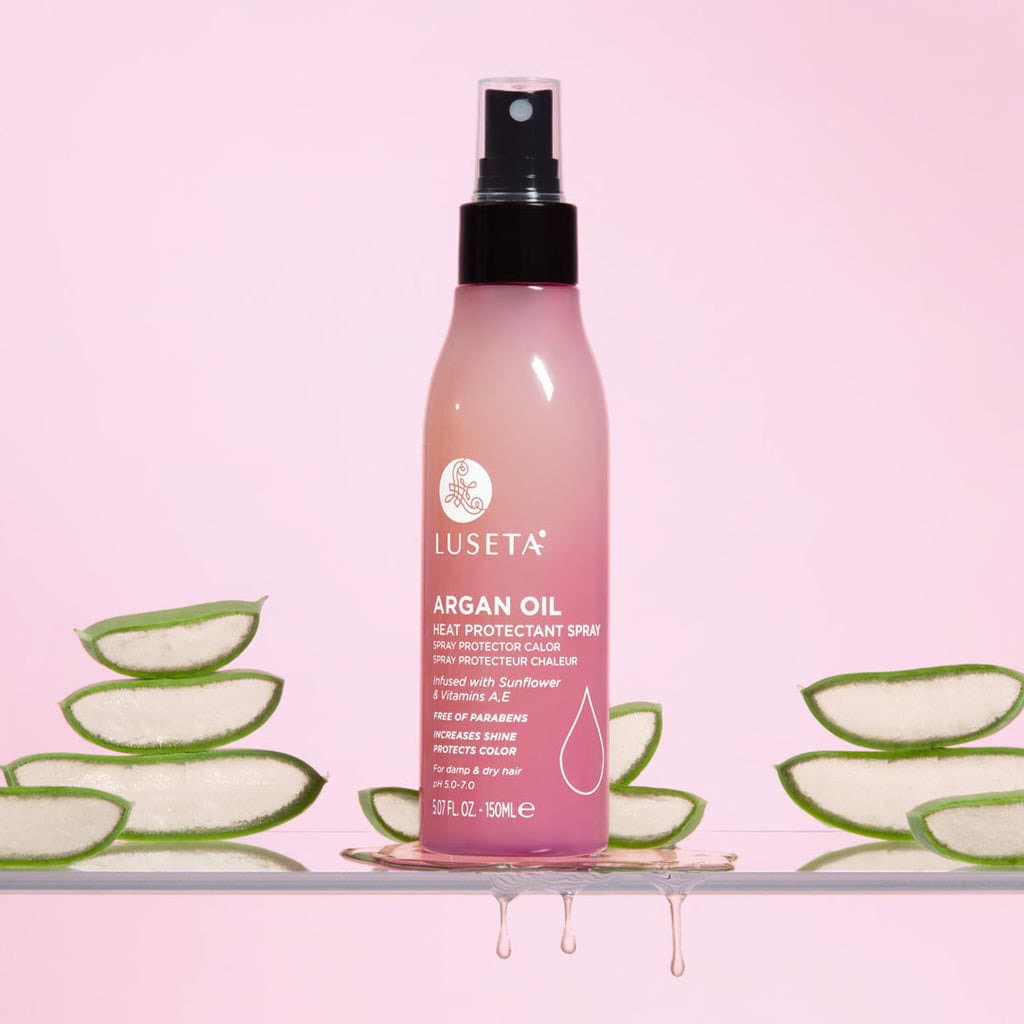 Luseta Argan Oil Heat Protection Spray 251ml بخاخ حماية الشعر من الحرارة بخلاصة زيت الاركان
