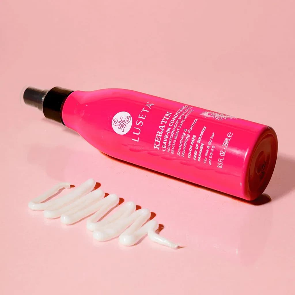 Luseta Keratin Smooth Leave-in Conditioner 251ml  بلسم “ليف إن” المنعم بالكيراتين من لوسيتا – ٢٥١ مل