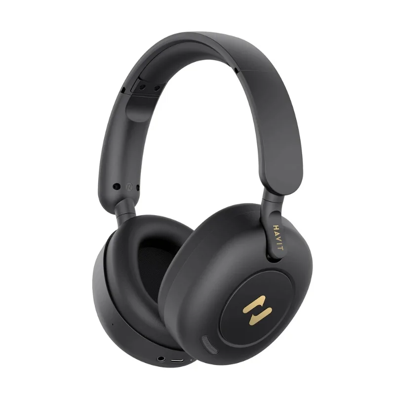 سماعة رأس لاسلكية Havit H655BT PRO بتقنية بلوتوث 5.3 - أسود H655BTPRO-Black