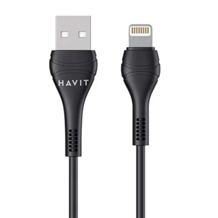 هافت كابل CB6160 بطول 1 متر USB-A إلى Lightning - أسود CB6160-black