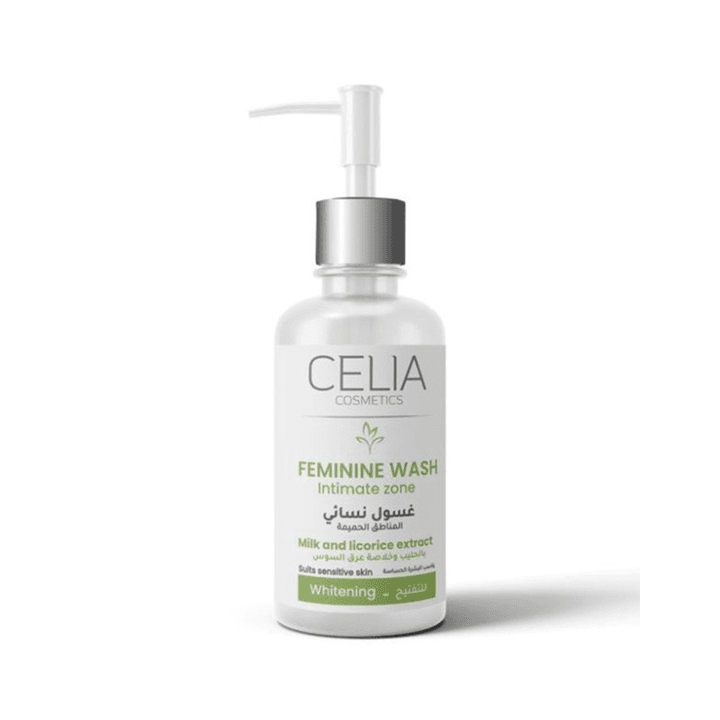 غسول للمناطق الحساسة بالحليب وعرق السوس Celia Feminine Wash Milk and Licorice Extract