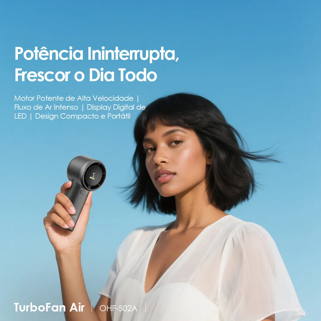 مروحة يد محمولة Oraimo TurboFan Air OHF-502A(GRAPHITE GREY)