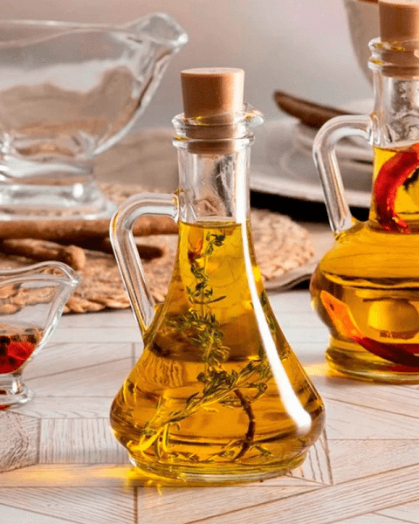 سيت مزايت زجاجية 2 قطع ماركة باشابهجة Pasabahce Glass Oil Set