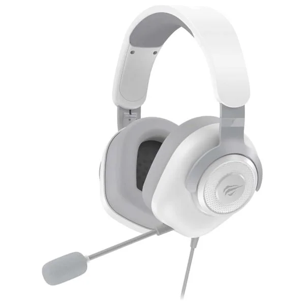 سماعة رأس ألعاب سلكية Havit H2230U أبيض / رمادي مع صوت محيطي افتراضي 7.1 H2230U-white+gray