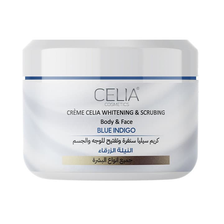 كريم تقشير وتفتيح بالنيلة الزرقاء للوجه والجسم Blue Nile Face and Body Scrub Cream
