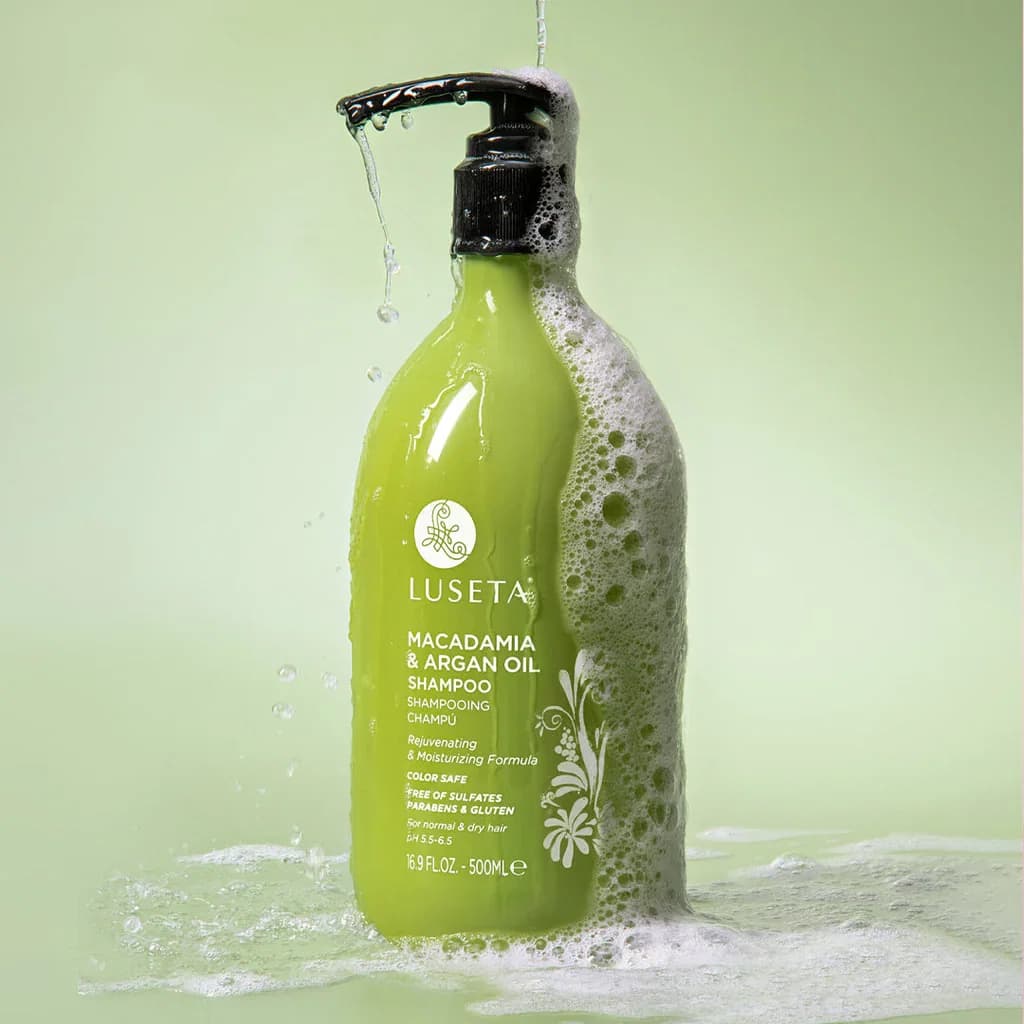 Luseta Macadamia & Argan Oil Shampoo 500ml شامبو لوسيتا بزيت المكاديميا والأركان – 500 مل