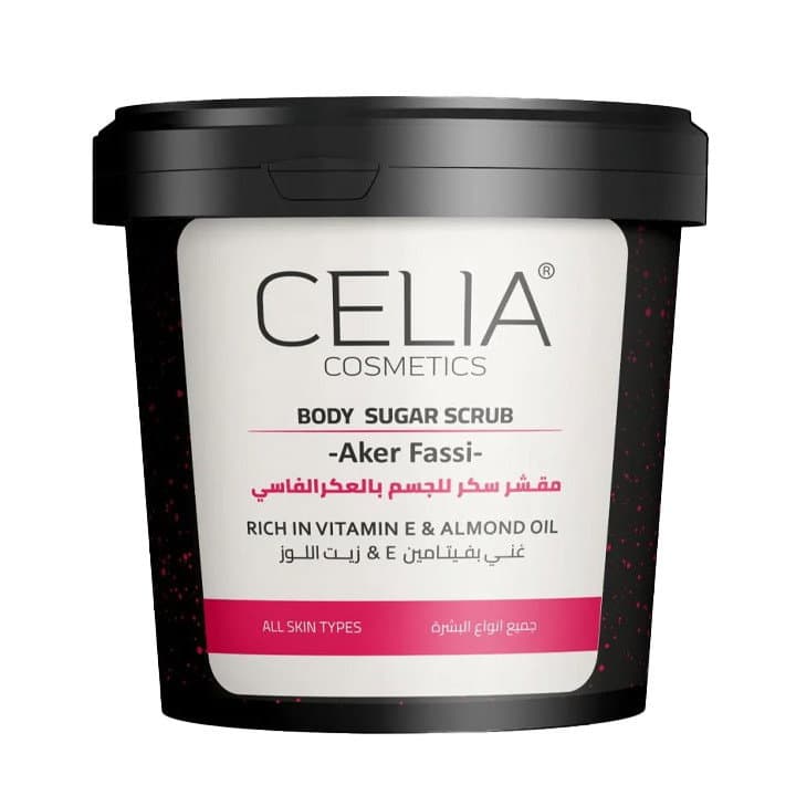 مقشر السكر للجسم بالعكر الفاسي Body Sugar Scrub with Aker Fssi