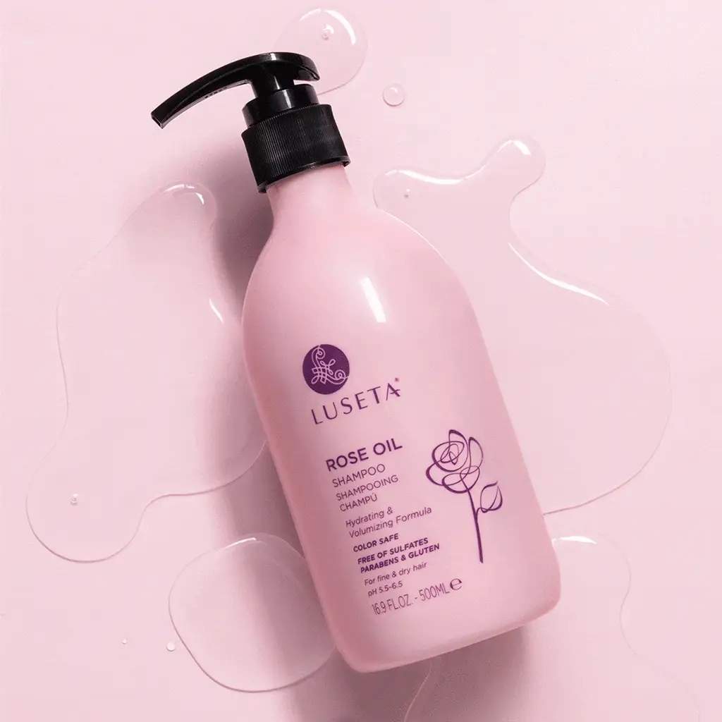 Luseta Rose Oil Shampoo 500ml شامبو لوسيتا بزيت الورد – 500 مل  852750008115