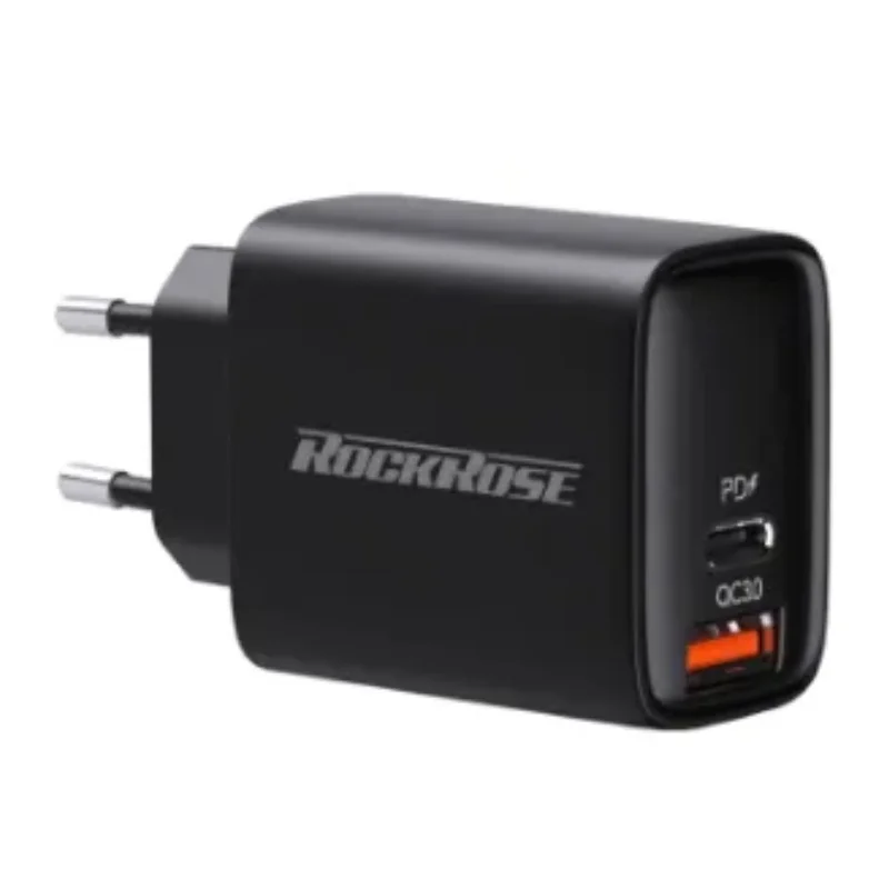 شاحن سريع 20W PD و QC 3.0 مع كابل USB-C إلى Lightning - RRTCC30UK