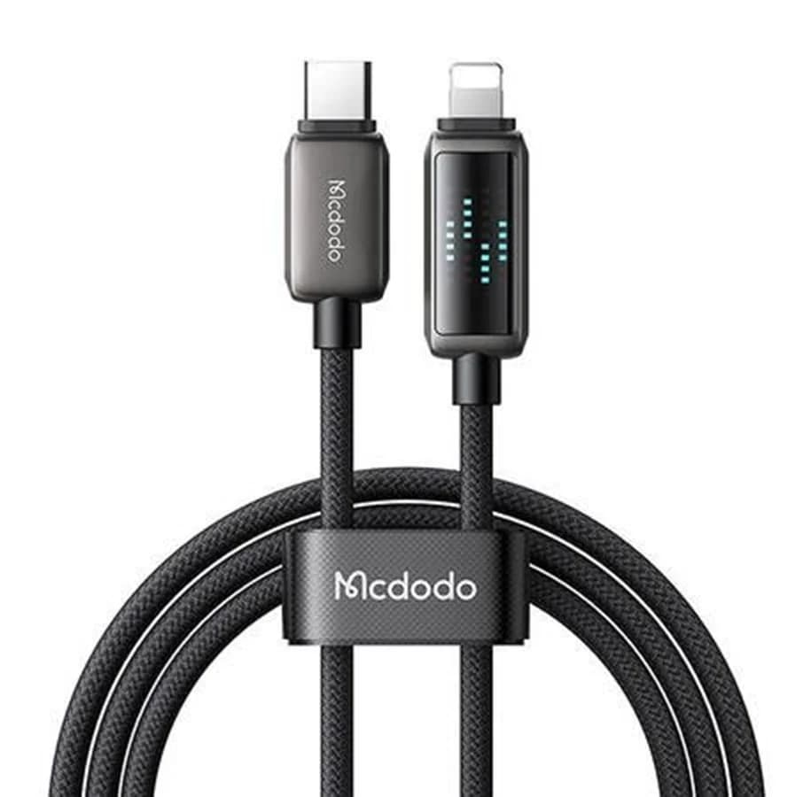 كيبل بيانات Mcdodo MC LED Display USB-C إلى Lightning 36W بطول 1.2 متر - CA-2630