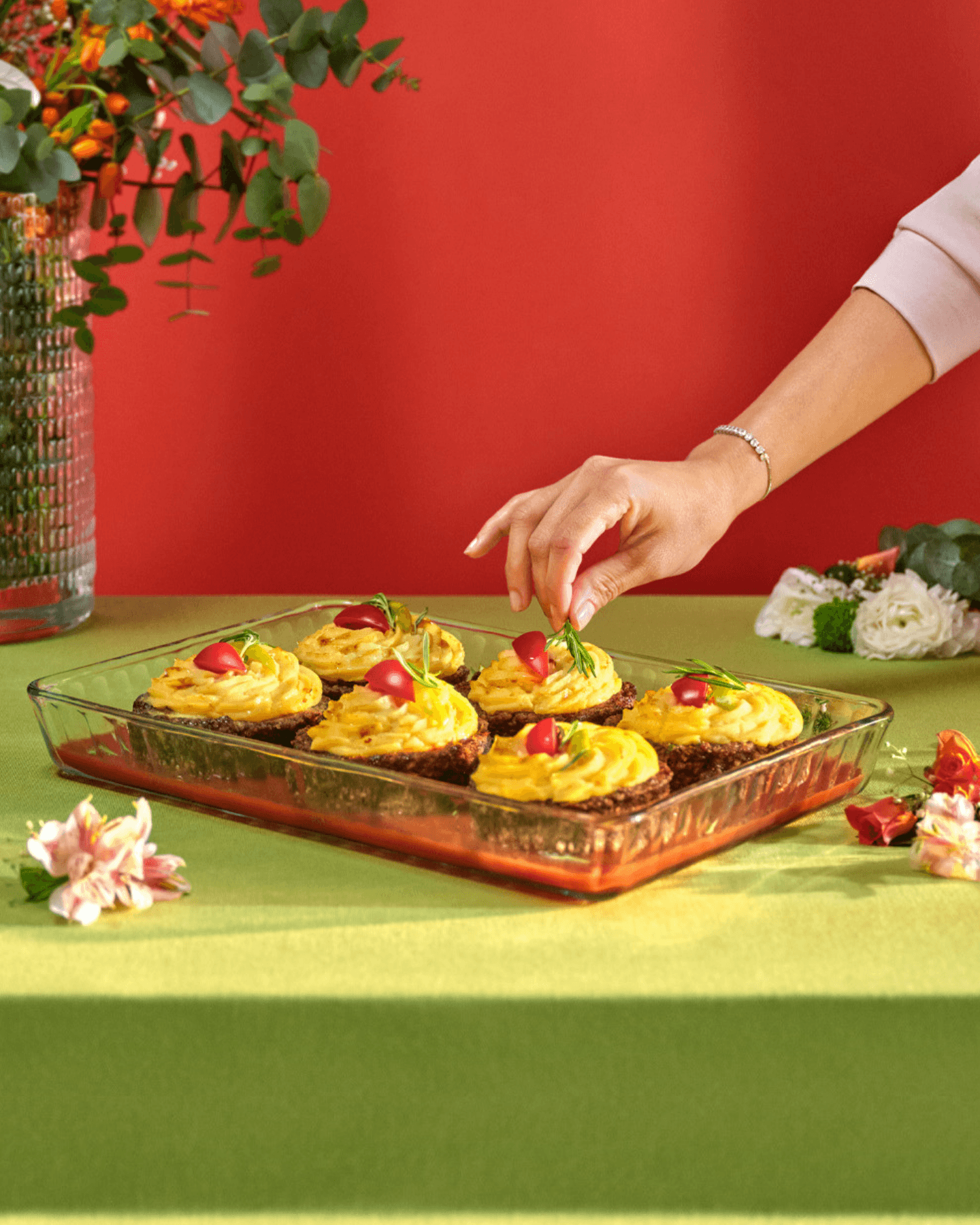 بايركس حراري مستطيل بسعة  3800 مل من ماركة بوركام Borcam Pyrex Mold