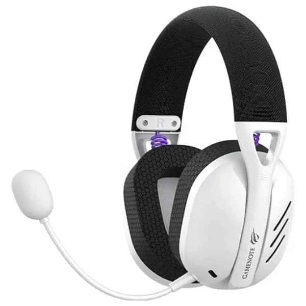 سماعة رأس ألعاب Havit Fuxi-H3 أبيض/أسود مع اتصال متعدد وتقنيات متقدمة Fuxi-H3-White+Black