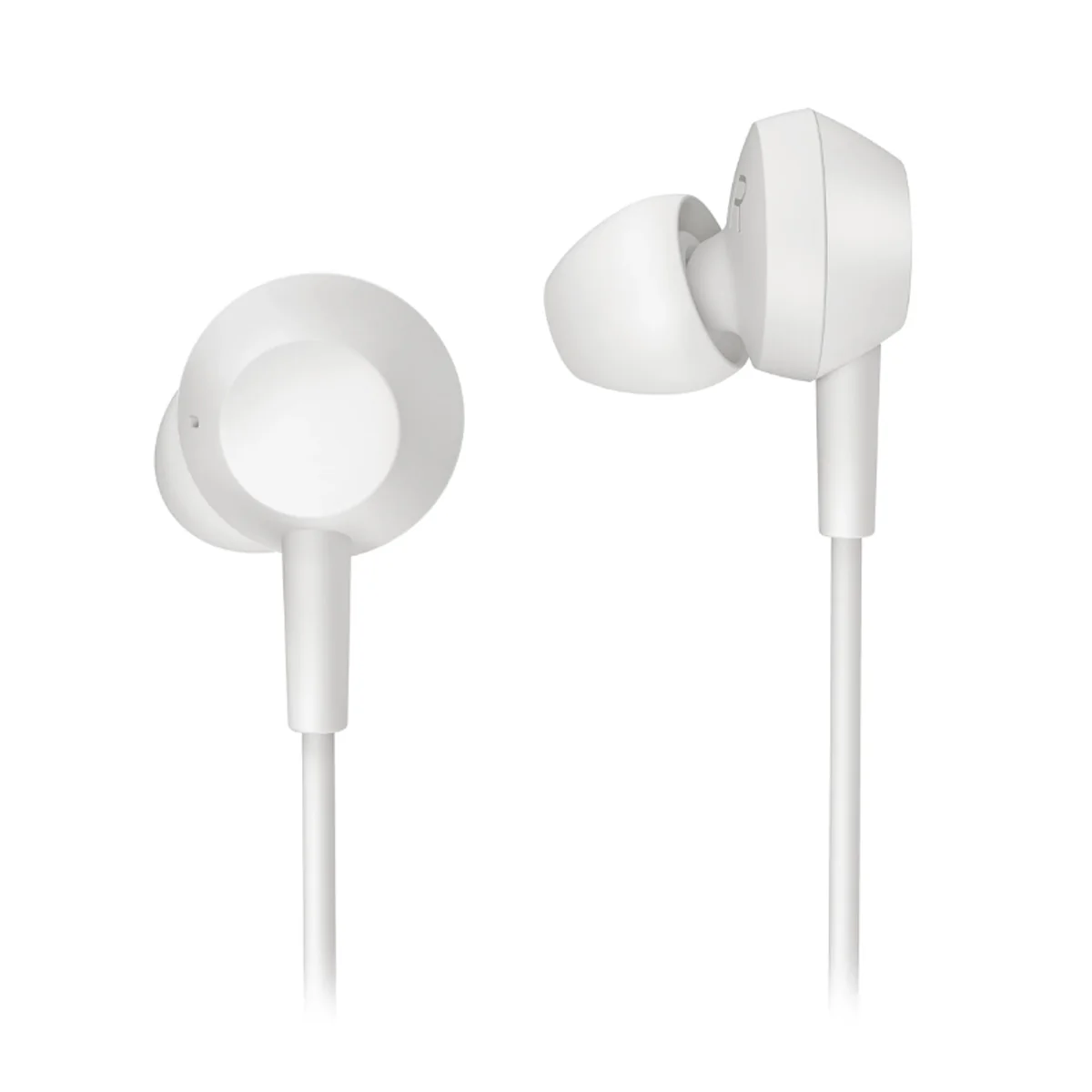 سماعة سلكية USB-C بيضاء مع ميكروفون مدمج وزر تحكم - TAE5008WT-00