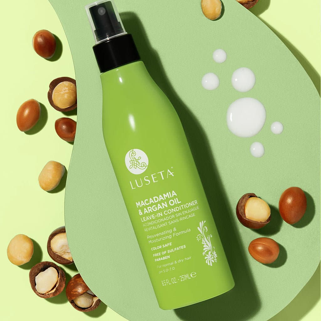 Luseta Macadamia & Argan Oil Leave-in Conditioner 251ml بلسم "ليف إن" بزيت المكاديميا والأركان من لوسيتا – 251 مل