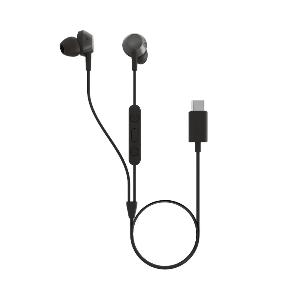 سماعة أذن سلكية USB-C من فيليبس مع ميكروفون مدمج - TAE5008BK-00