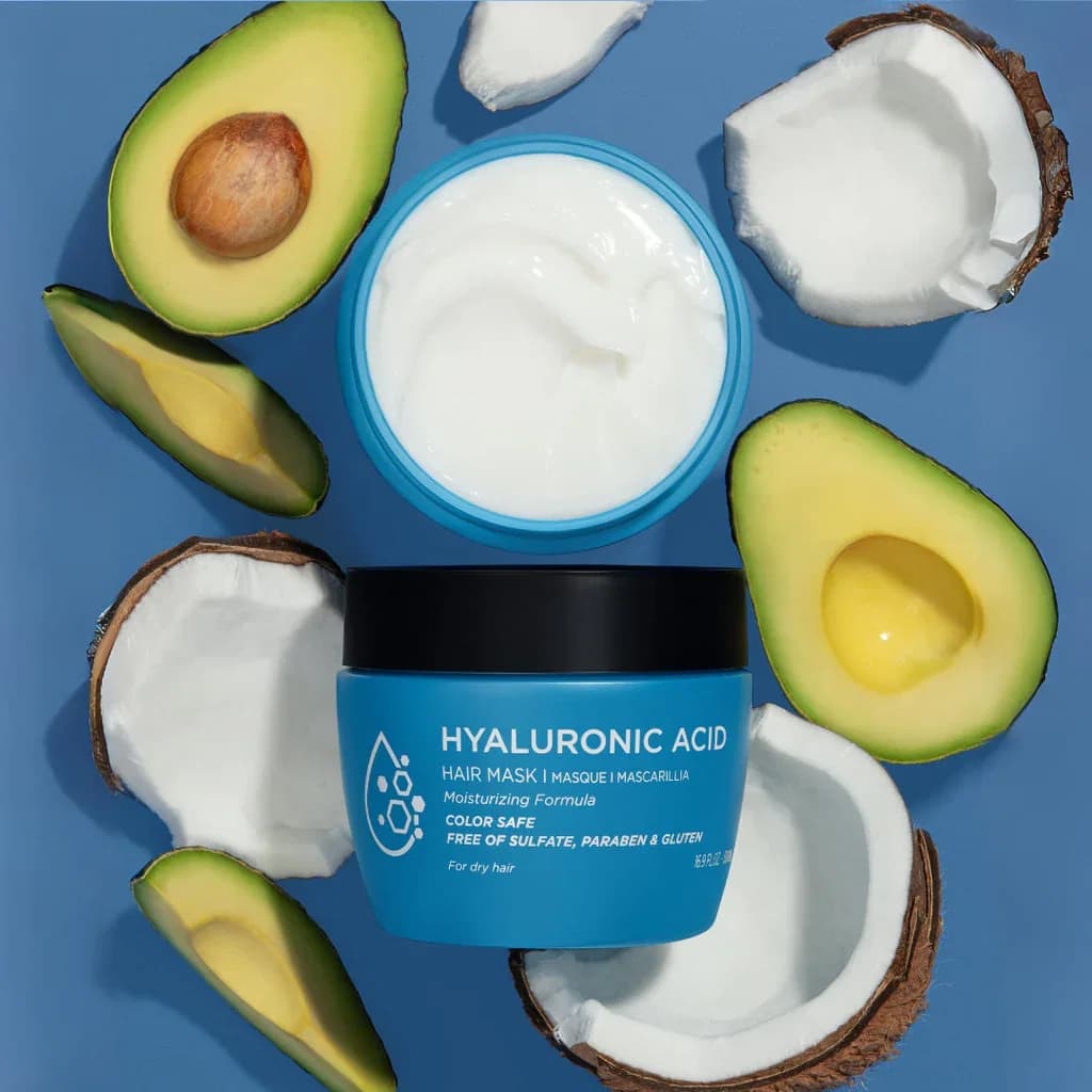 LUSETA Hyaluronic Acid Mask 500ML ماسك الشعر بحمض الهيالورونيك من لوسيتا – 500 مل