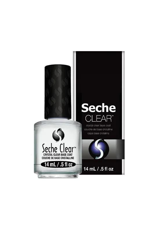 SECHE CLEAR BASE BOXED 0.5OZ m1 d2 قاعدة طلاء أظافر Seche شفافة 0.5 أونصة – Boxed