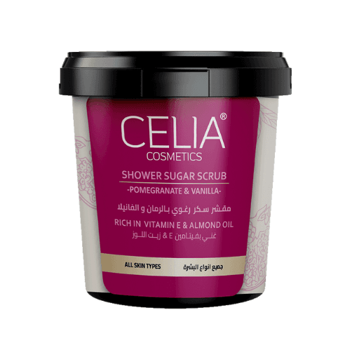 مقشر السكر الرغوي بالرمان والفانيلا Shower Sugar Scrub Pomegranate and Vanilla