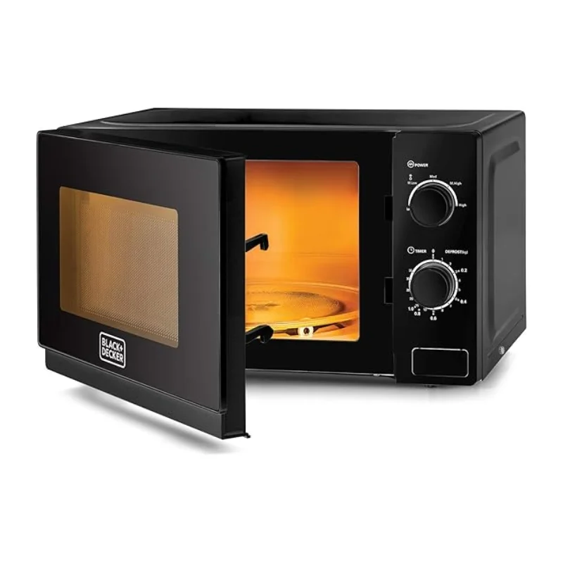 مايكرويف بلاك+ديكر MZ2005P-B5 سعة 20 لتر، طاقة 700 واط، تصميم مدمج