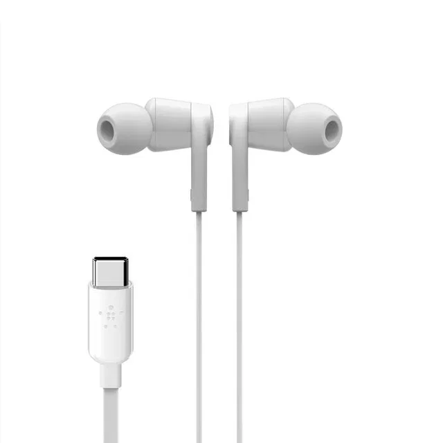 سماعات Belkin USB-C السلكية بتصميم داخل الأذن - G3H0002btWHT