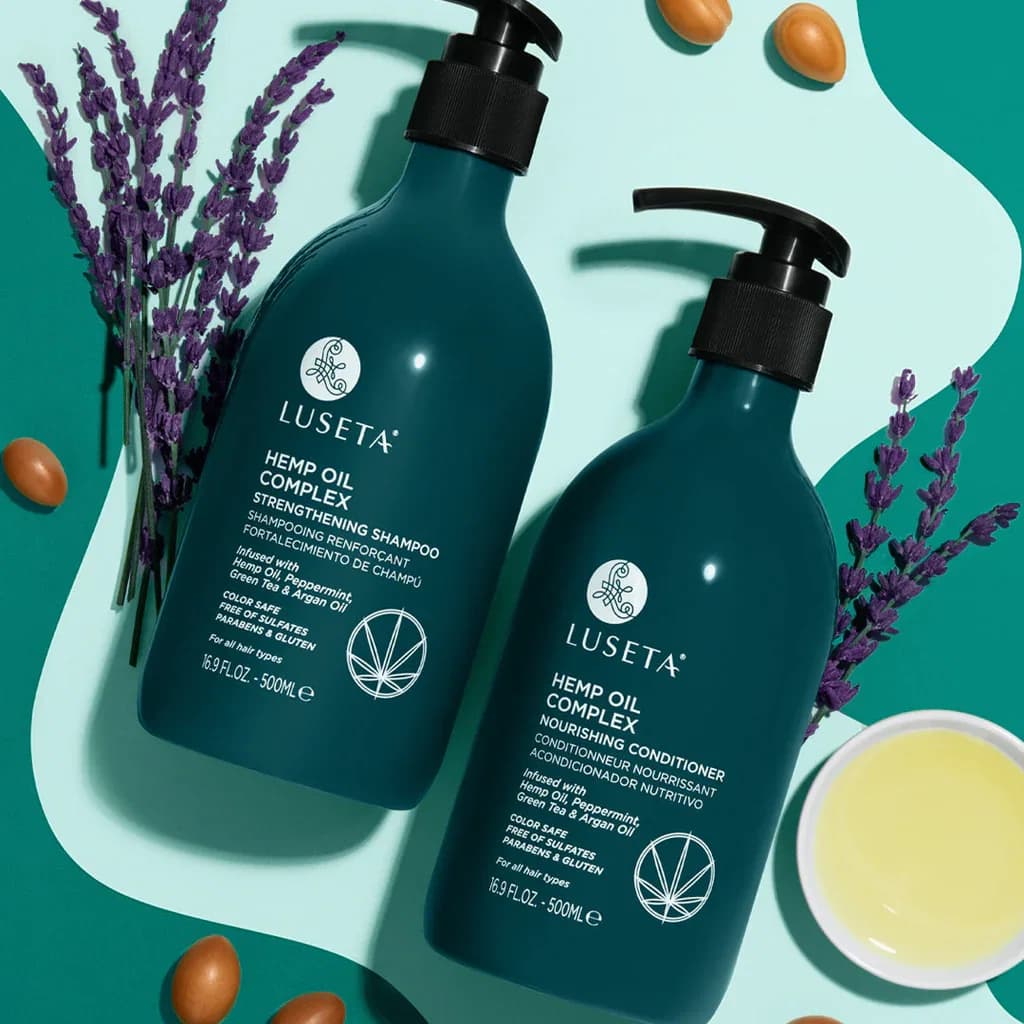 852750008771 Luseta Hemp Oil Complex Shampoo 500ml شامبو بزيت القنب المركب من لوسيتا – 500 مل