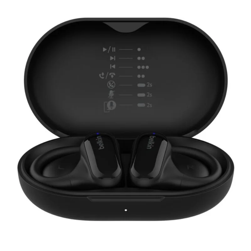 سماعة Belkin SoundForm ClearFit Open-Ear لاسلكية سوداء AUC013ctBK