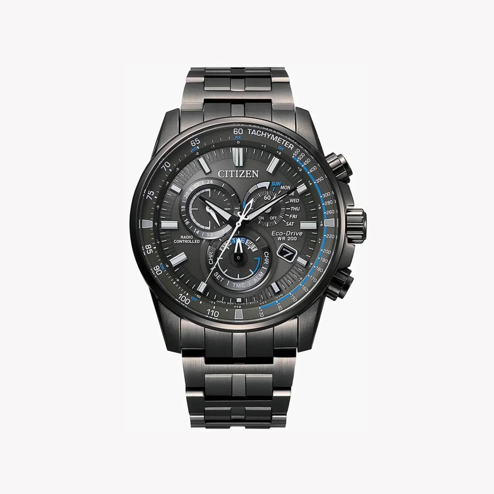 ساعة يد تناظرية رجالية  CB5887-55H من CITIZEN بتقنية Eco-Drive