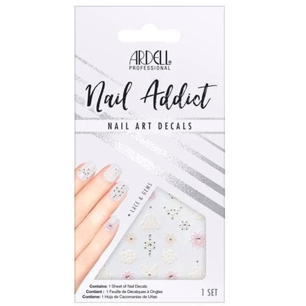 ARD NAIL DECALS LACE & GEM ملصقات أظافر أرديل – دانتيل وأحجار